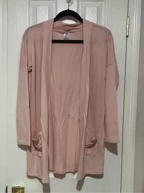 Amazon Essentials XS Women's Blush Open-Front Cardigan
